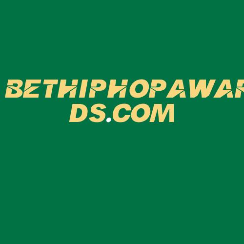 Logo da BETHIPHOPAWARDS